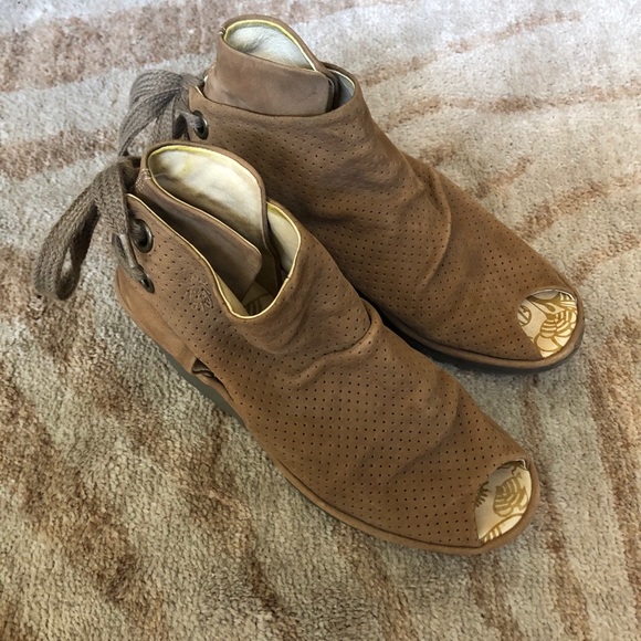 Fly London Yame platform wedge shoes size 37 - Picture 2 of 7